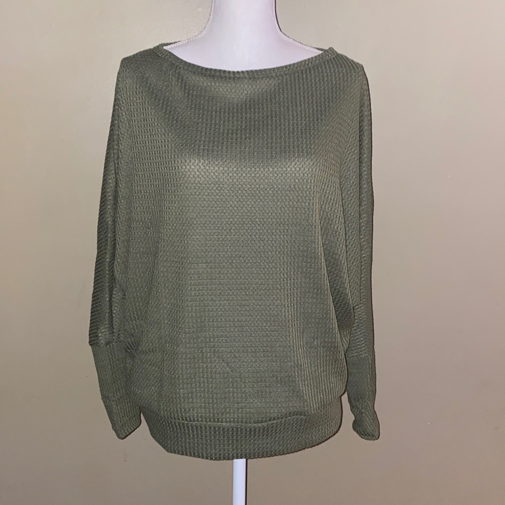 Closet Candy Waffle knit shirt